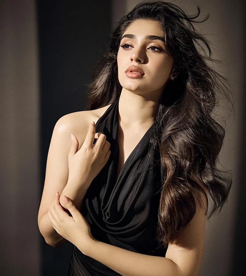 krithi shetty backless high slit black dress krithi shetty backless high slit black dress