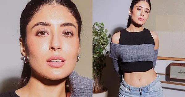 kritika kamra jeans top navel