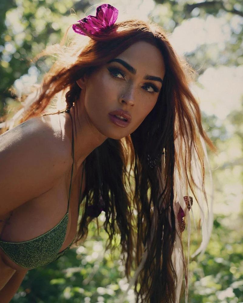 Megan Fox tiny green bikini sexy body Megan Fox tiny green bikini sexy body