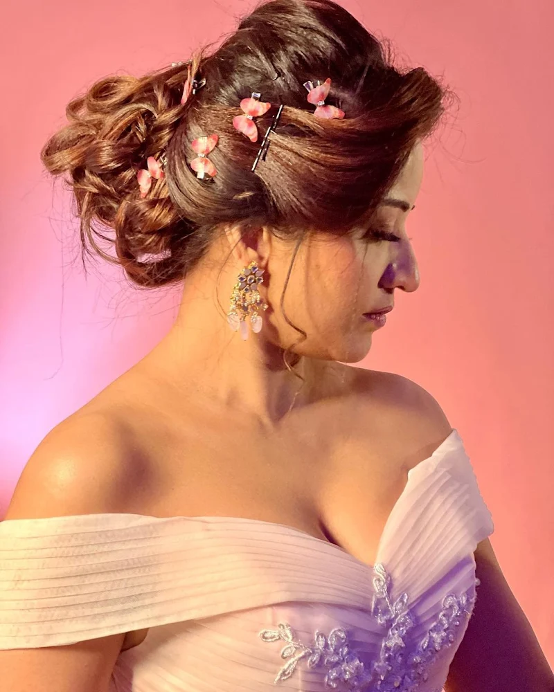 monalisa cleavage off shoulder dress