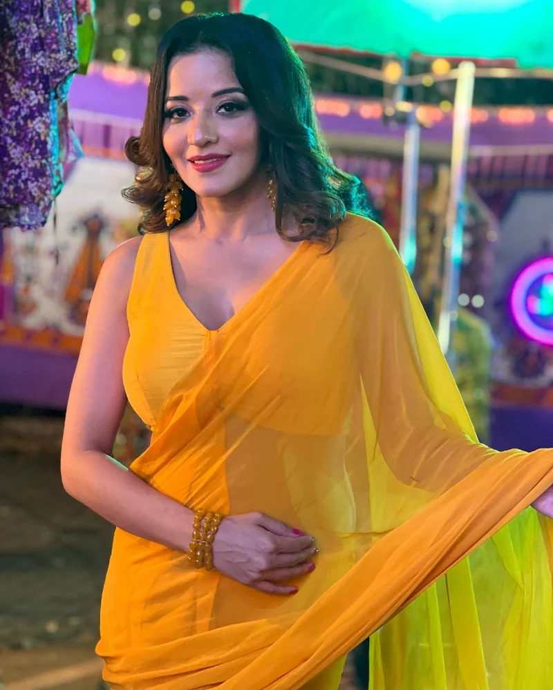 monalisa cleavage yellow saree hot curvy actress monalisa cleavage yellow saree hot curvy actress