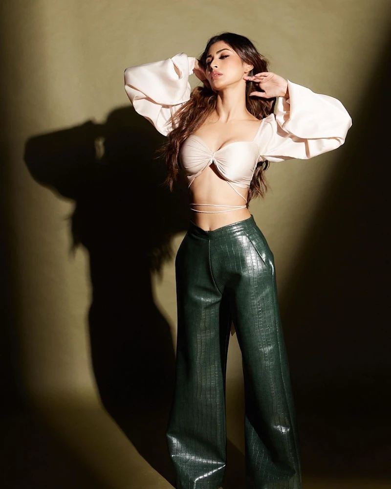 Mouni Roy cleavage skimpy top pants Mouni Roy cleavage skimpy top pants