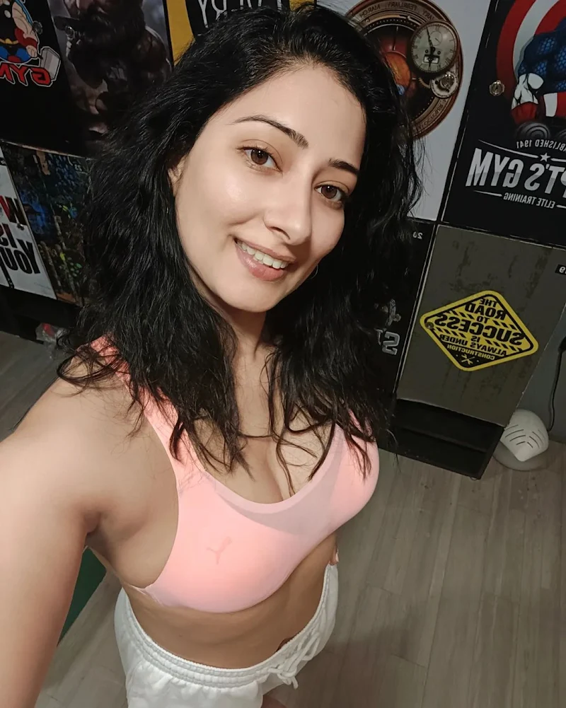 niharica raizada cleavage sports bra hot actress