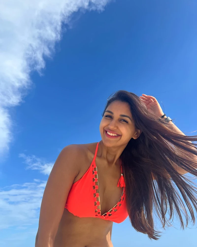 Nikita Dutta red bikini sexy body navel hot actress Nikita Dutta red bikini sexy body navel hot actress