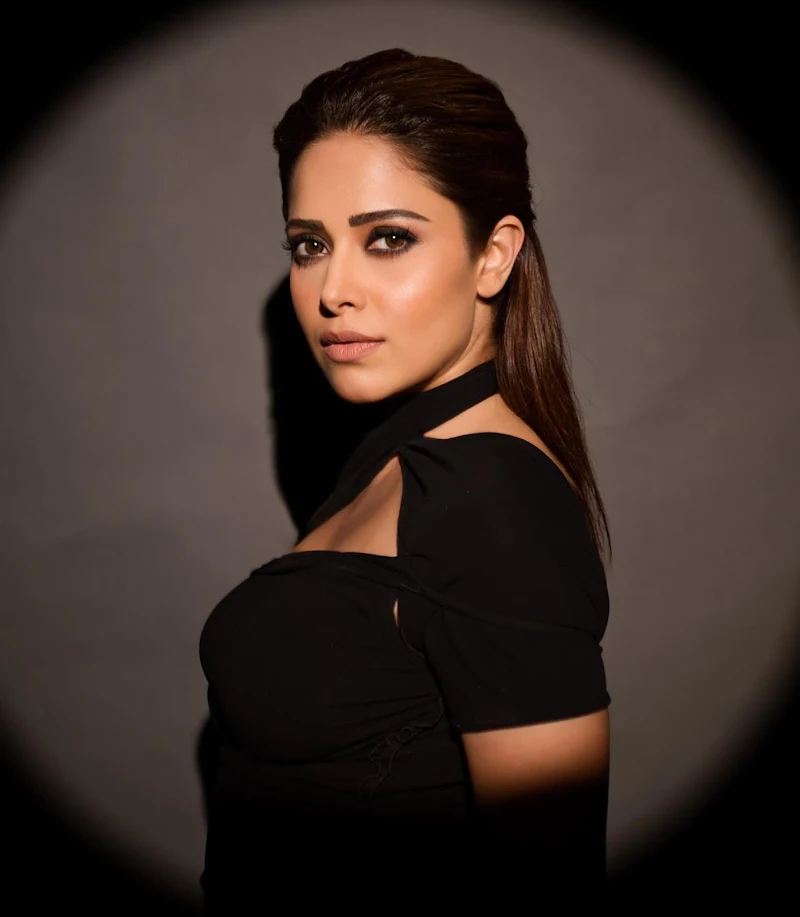 nushrratt bharuccha legs black high slit dress nushrratt bharuccha legs black high slit dress