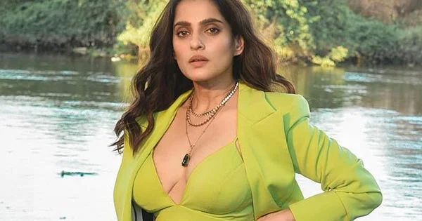 Priya Bapat cleavage pantsuit stylish actress city of dreams
