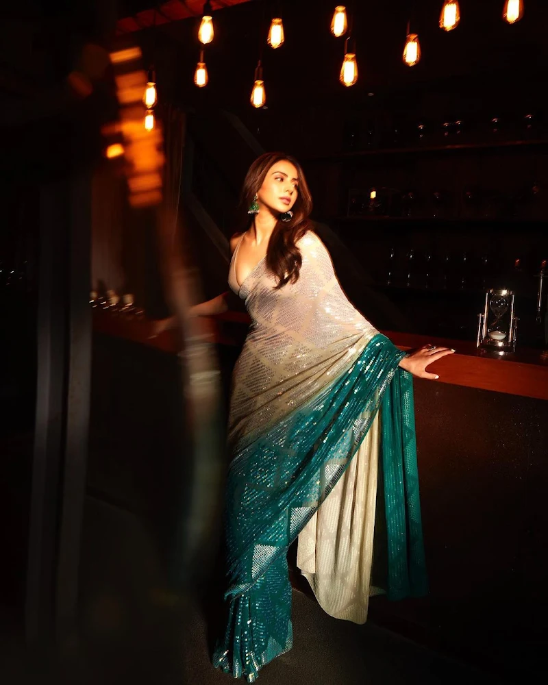 Rakul Preet saree hot actress