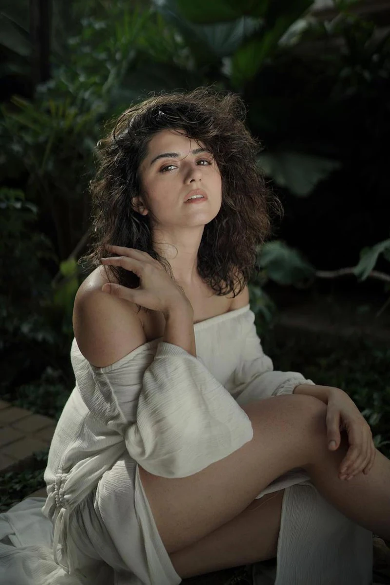 Ridhi Dogra sexy legs white outfit photoshoot