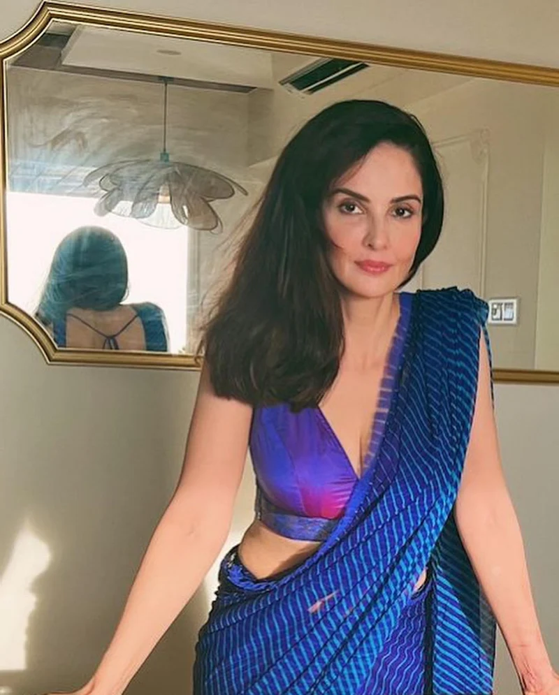 rukhsar rehman blue sheer saree cleavage navel rukhsar rehman blue sheer saree cleavage navel