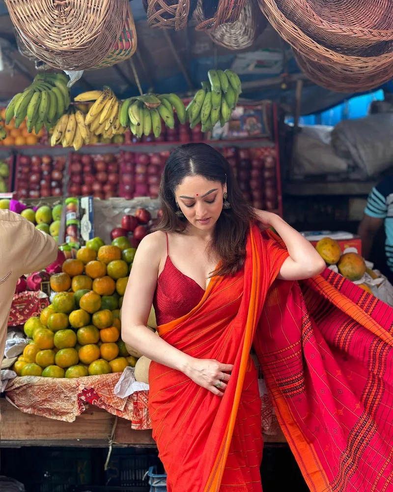 sandeepa dhar saree cleavage