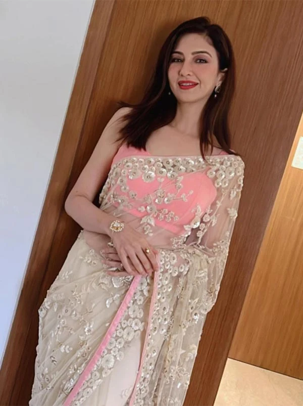 Saumya Tandon sheer saree hot tv actress Saumya Tandon sheer saree hot tv actress