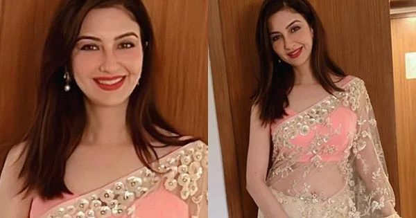 Saumya Tandon sheer saree hot tv actress Saumya Tandon sheer saree hot tv actress