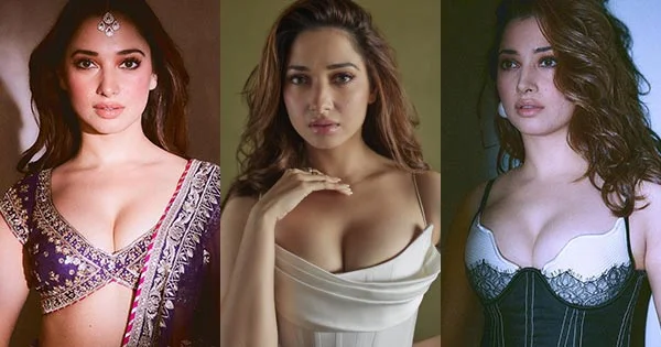 tamannaah cleavage curvy indian actress