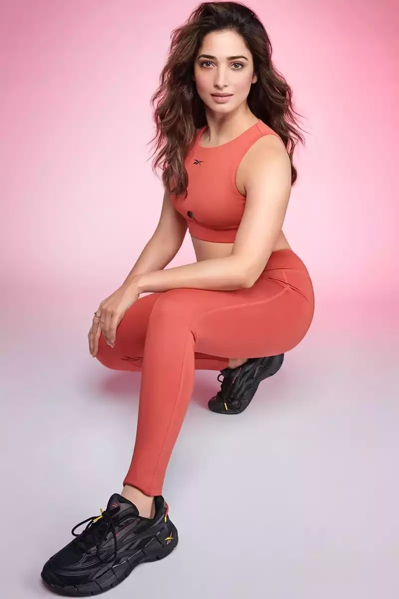 tamannaah gym outfit hot indian actress