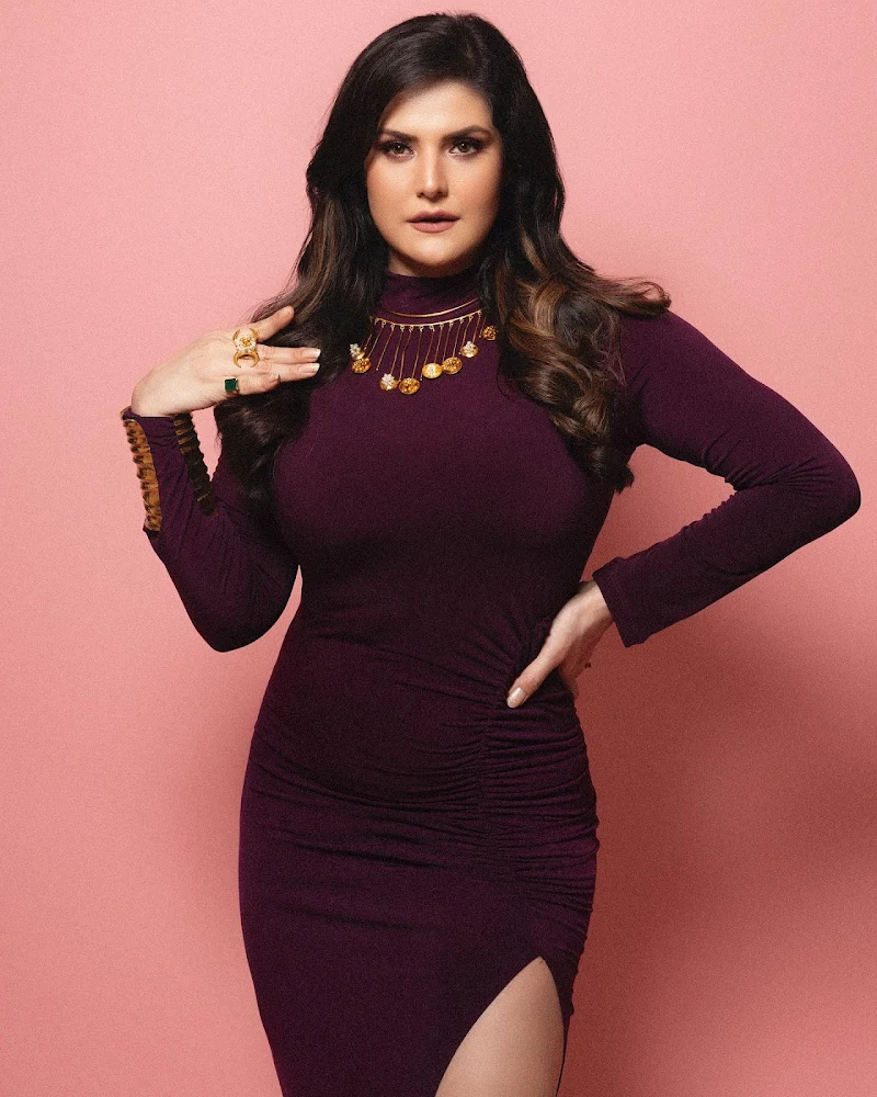 zareen khan sexy legs curvy body high slit dress zareen khan sexy legs curvy body high slit dress