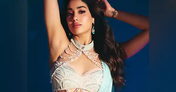 janhvi kapoor turquoise saree pearl tiny blouse armpit janhvi kapoor turquoise saree pearl tiny blouse armpit