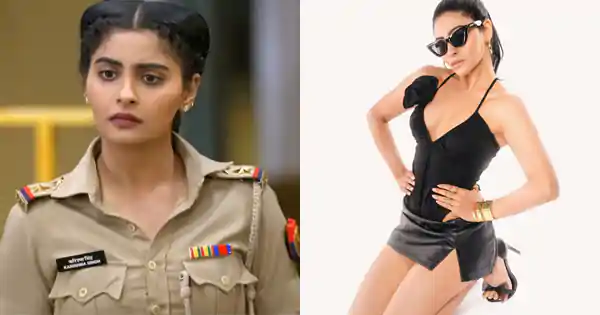Madam Sir actress, Yukti Kapoor, in black leather mini-skirt raised the temperature.