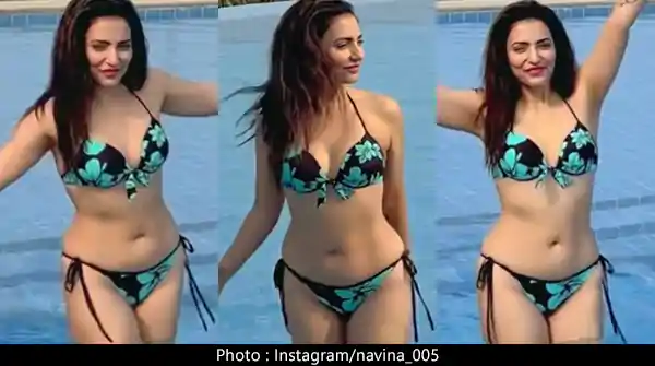 Navina Bole in bikini flaunted her sexy body – see hot video from her birthday trip.