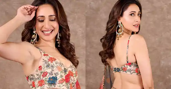 Pragya Jaiswal in beautiful colorful lehenga wowed fans.