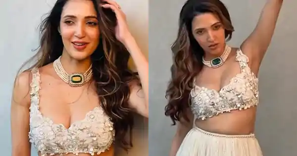 neha shetty white lehenga blouse cleavage dj tillu rules ranjann actress neha shetty white lehenga blouse cleavage dj tillu rules ranjann actress
