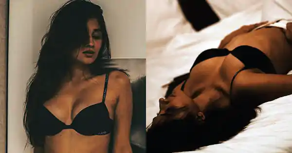 Kanika Mann in black bra with white pants showed her sultry avatar.