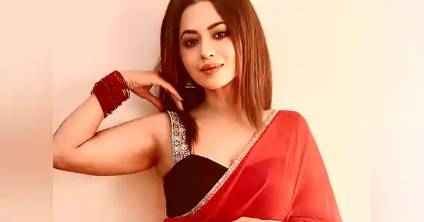 ridhiema tiwari red saree sleeveless blouse indian tv actress ridhiema tiwari red saree sleeveless blouse indian tv actress