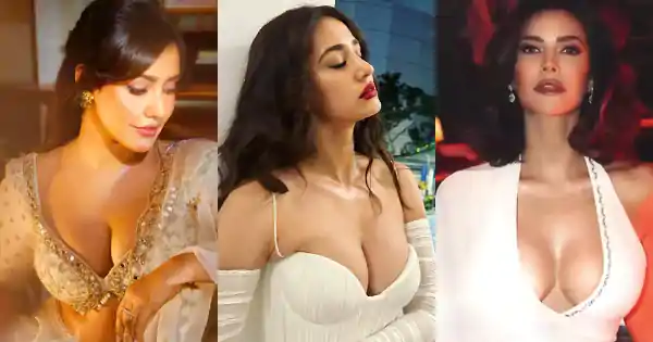 7 Bollywood actresses who put on a bold busty display in white outfits.