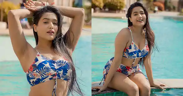 garima chaurasia swimsuit hot indian influencer