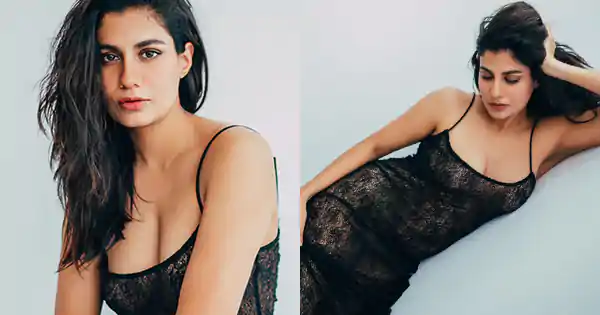 The Family Man actress, Shreya Dhanwanthary, in sheer black dress made fans crazy.