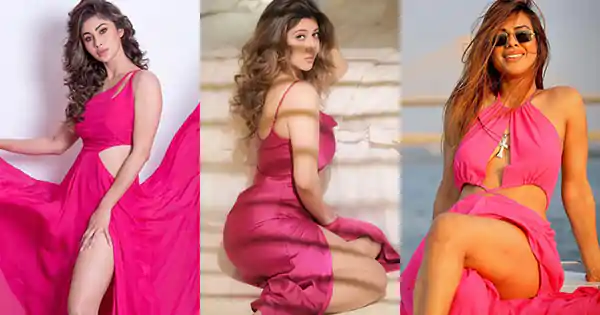 6 Indian TV actresses in pink high slit dresses – who looked best?