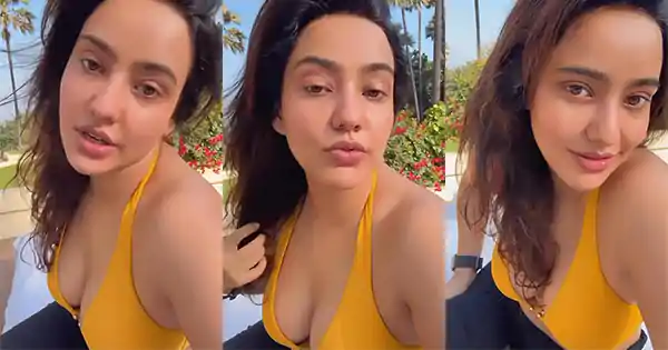 Neha Sharma in yellow bikini top wows fans – watch video.