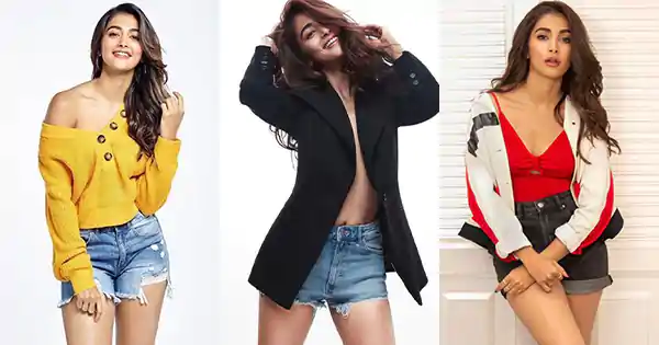 Pooja Hegde in denim shorts – 8 best stylish hot looks.