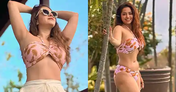 Ridhiema Tiwari in floral printed bikini turned the heat up.