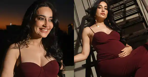 surbhi jyoti bodycon dress pregnant indian actress